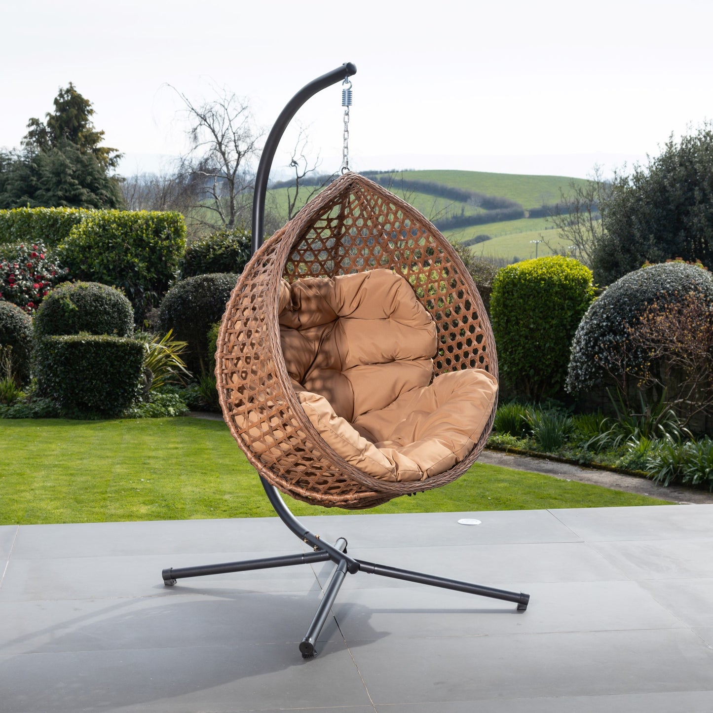 Large Single Egg - KD1 - Brown on Brown