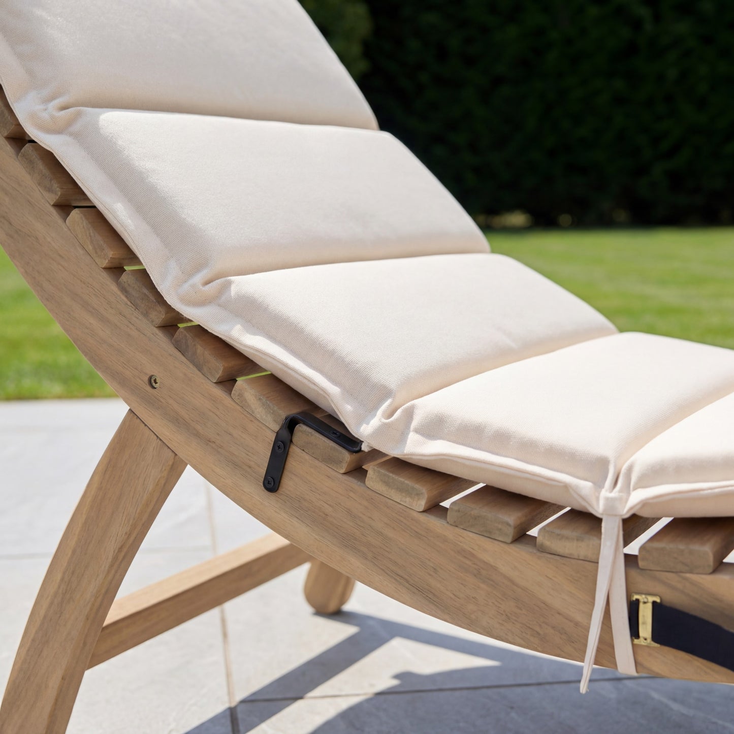 Solara Curve Sun Lounger - Beige