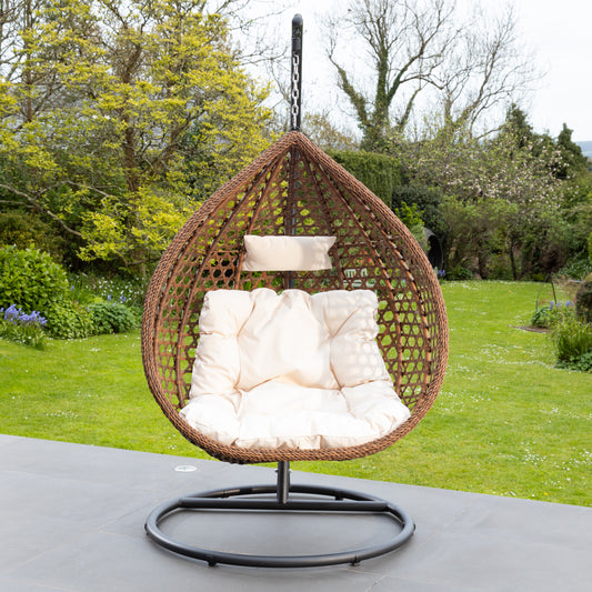 Large Single Egg - KD0 -  Cream On Brown