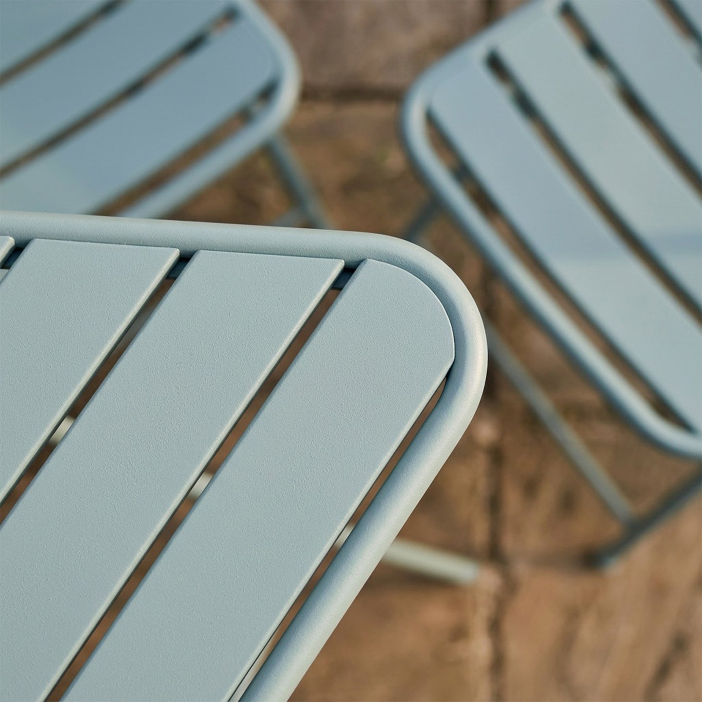 Colourways Vibrant Folding Patio or Balcony Set - Light Blue
