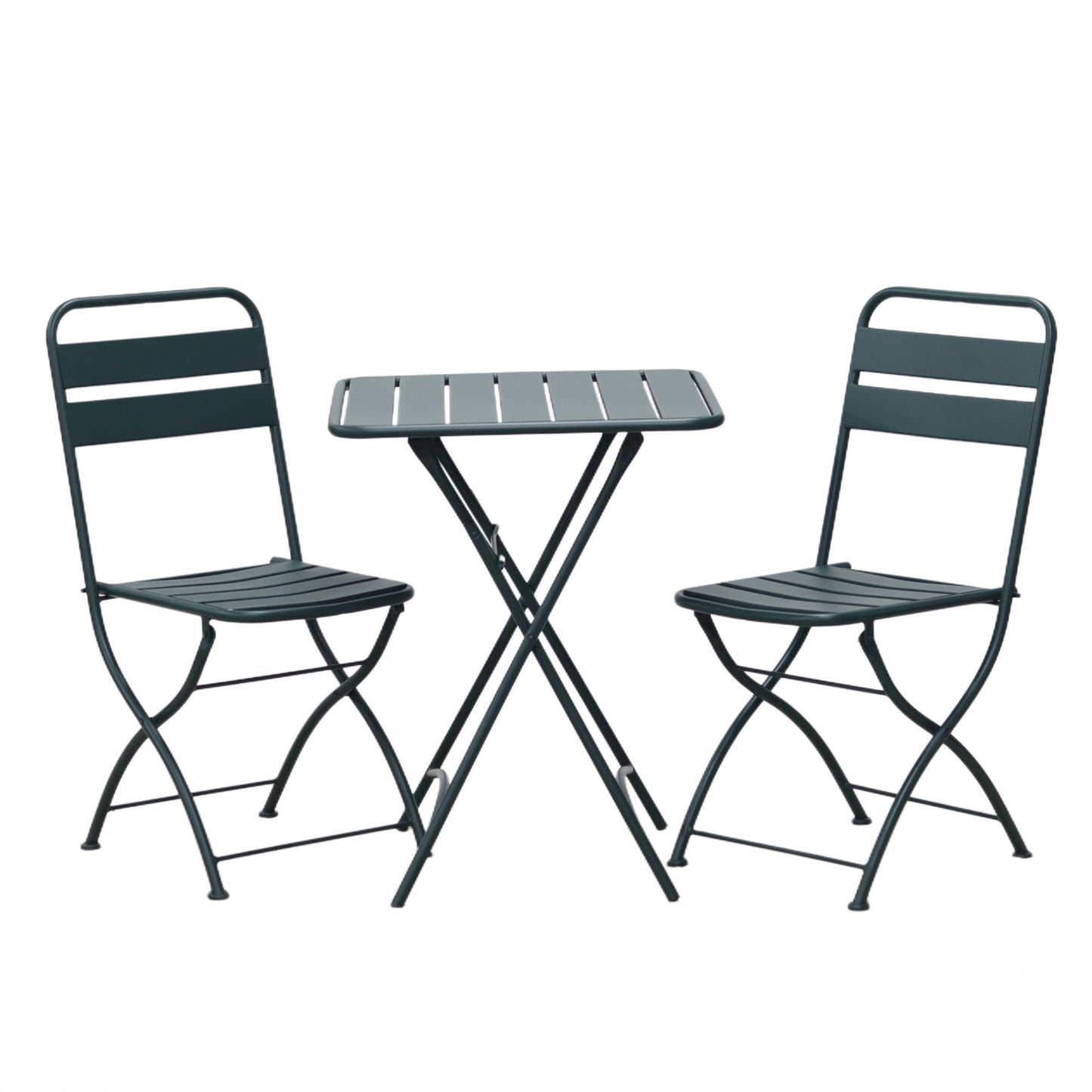 Colourways Vibrant Folding Patio or Balcony Set - Green
