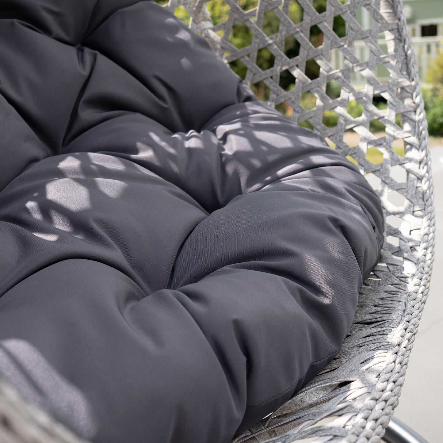 Large Single Egg - KD8 - Dark Grey on Grey