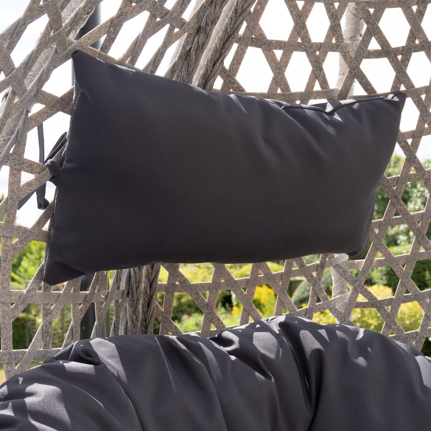 Large Single Egg - KD8 - Dark Grey on Grey