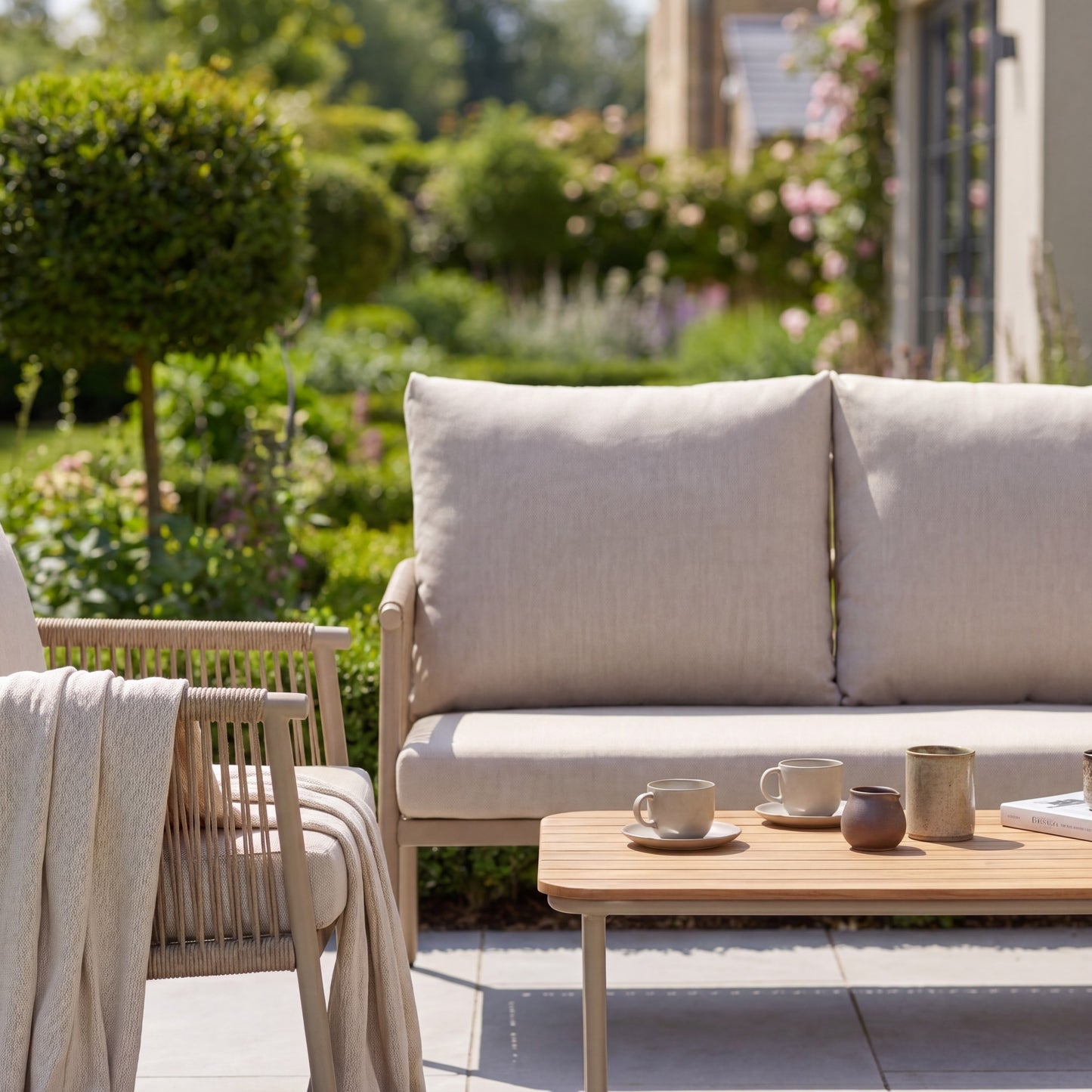 Verano Outdoor Rope Conversation Set