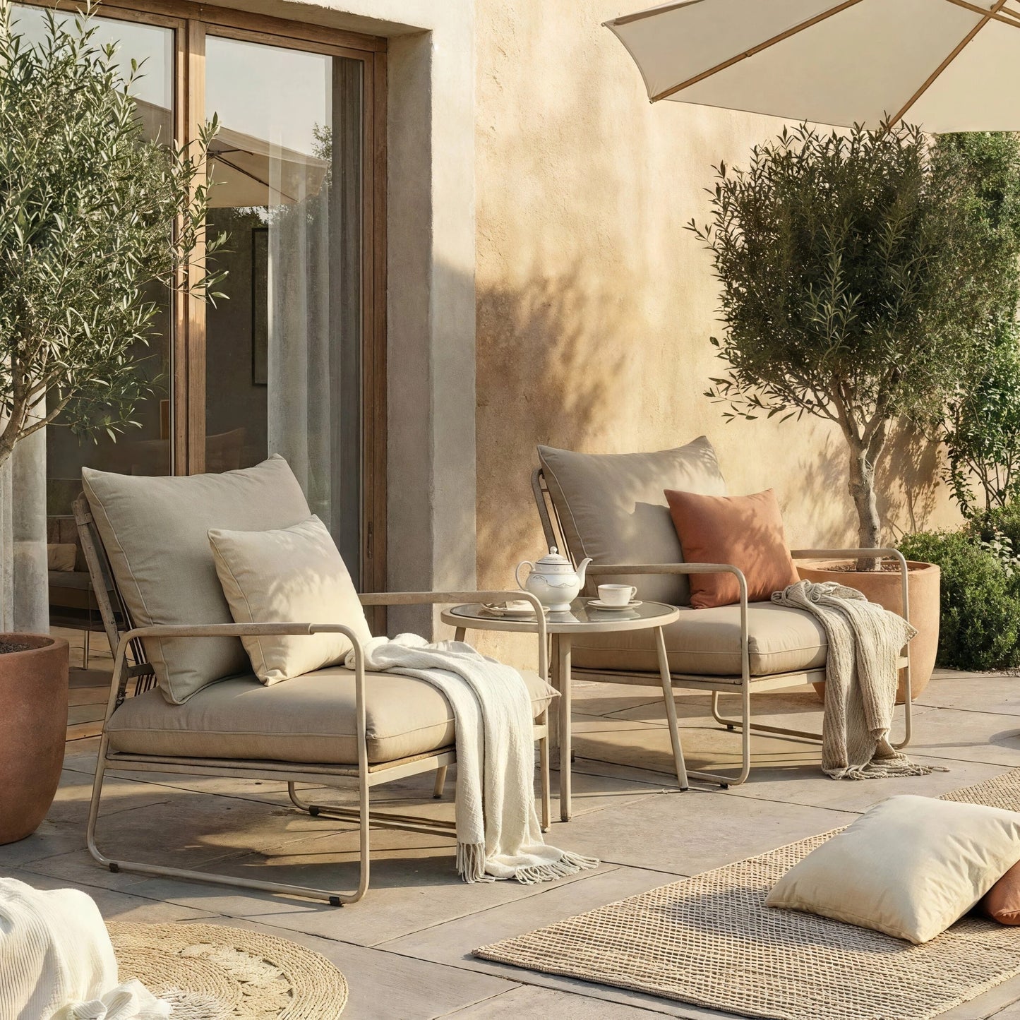 Sorella 2 Seat Patio Conversation Set
