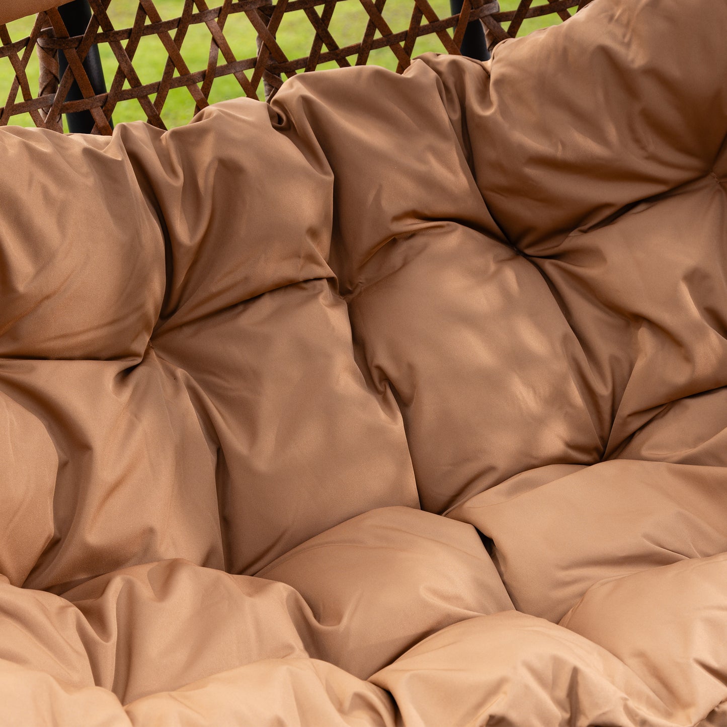 Large Double Egg - KD3 - Brown on Brown