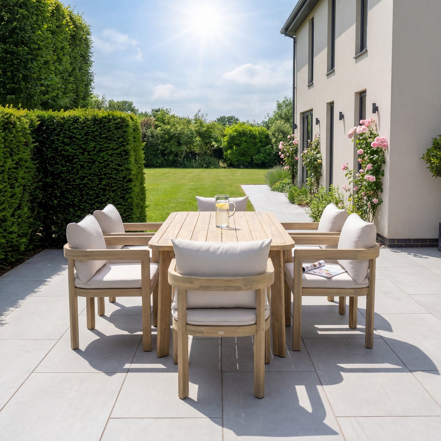 Sundrift 6 Seater Garden Dining Set