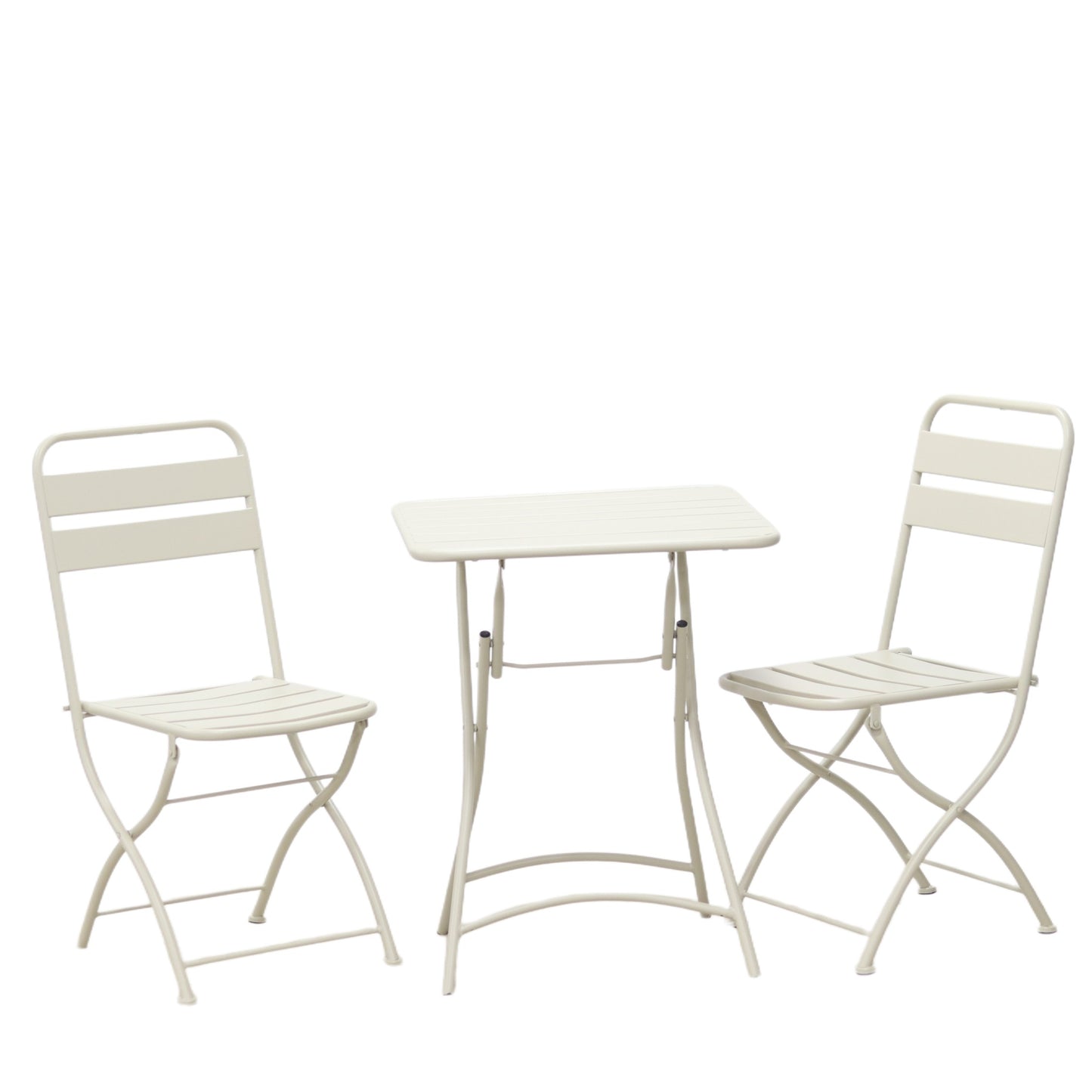 Colourways Vibrant Folding Patio or Balcony Set - Beige