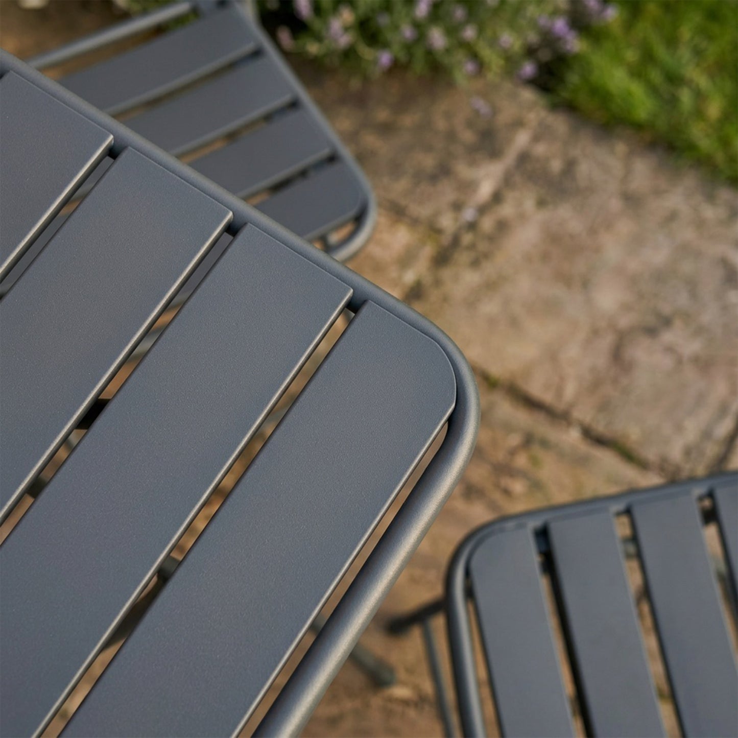 Colourways Vibrant Folding Patio or Balcony Set - Black