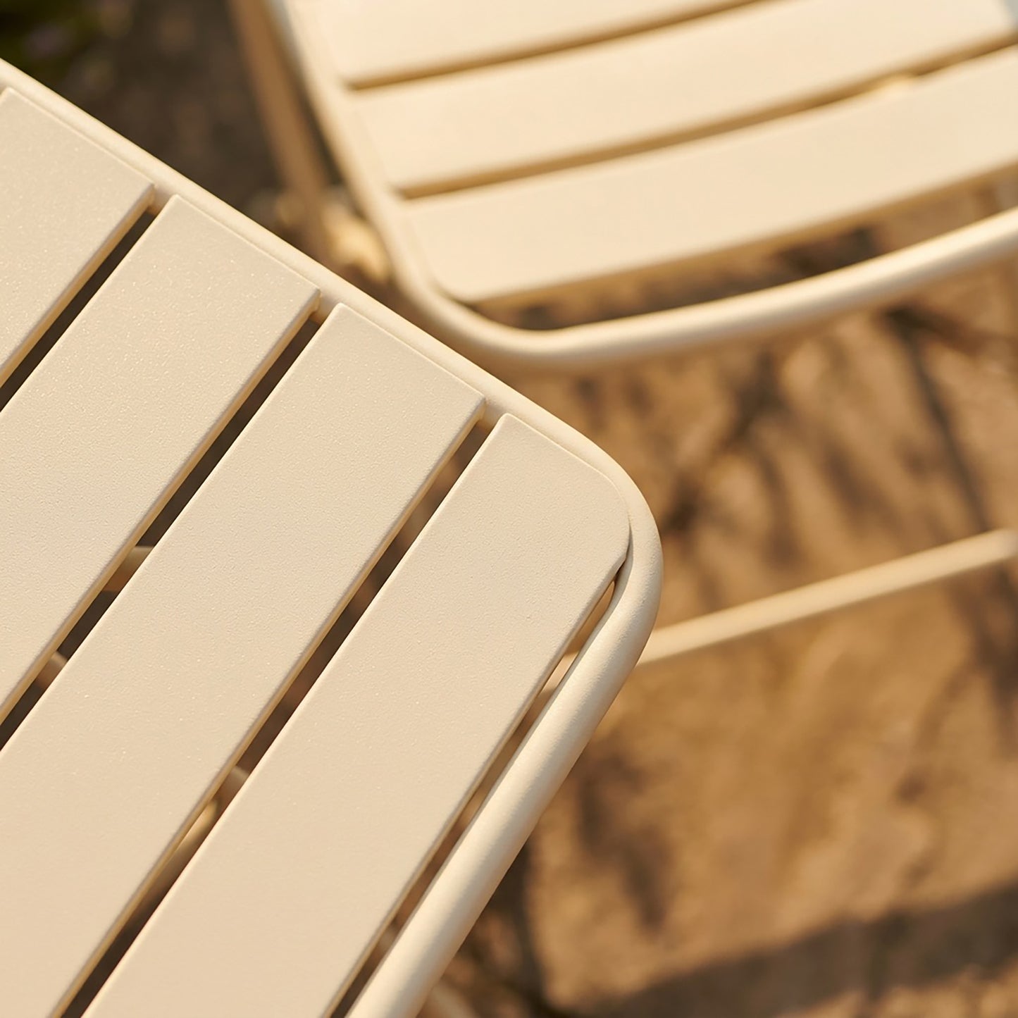 Colourways Vibrant Folding Patio or Balcony Set - Beige