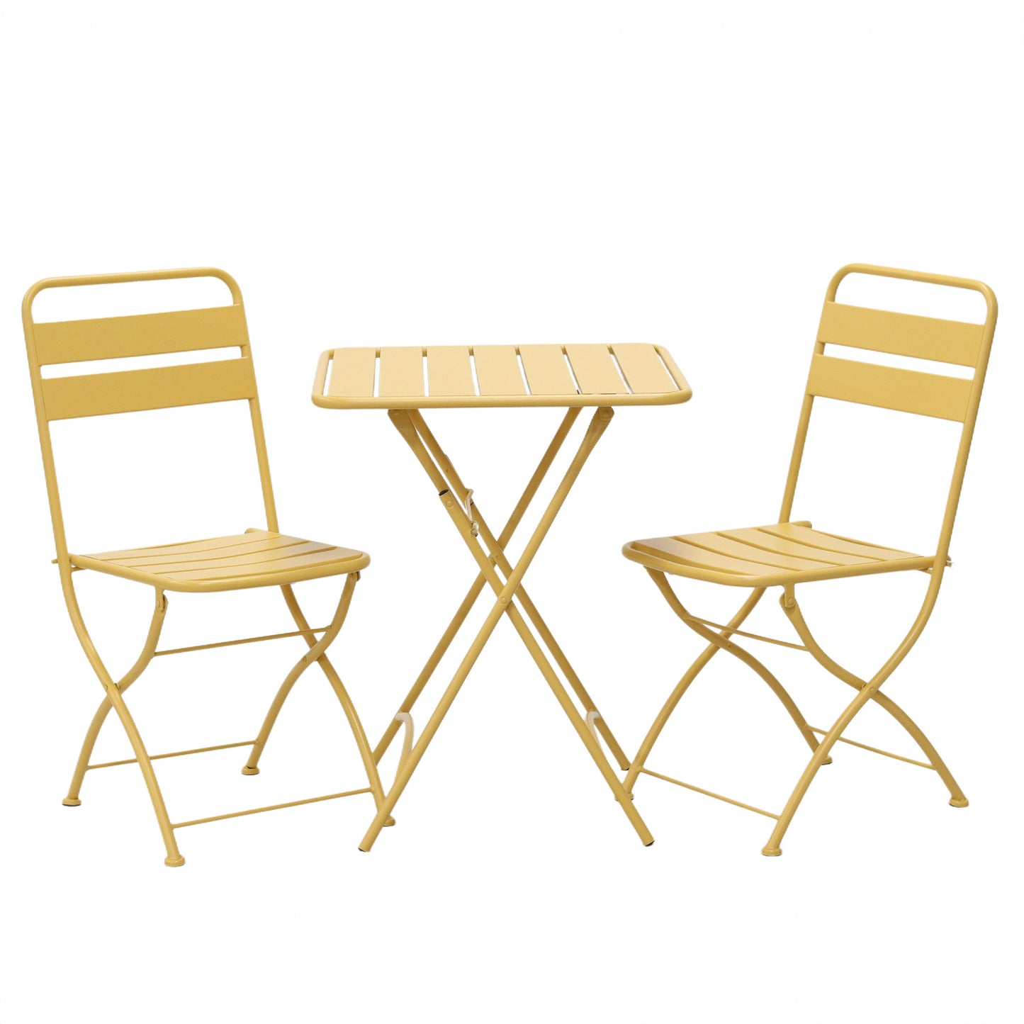 Colourways Vibrant Folding Patio or Balcony Set - Yellow