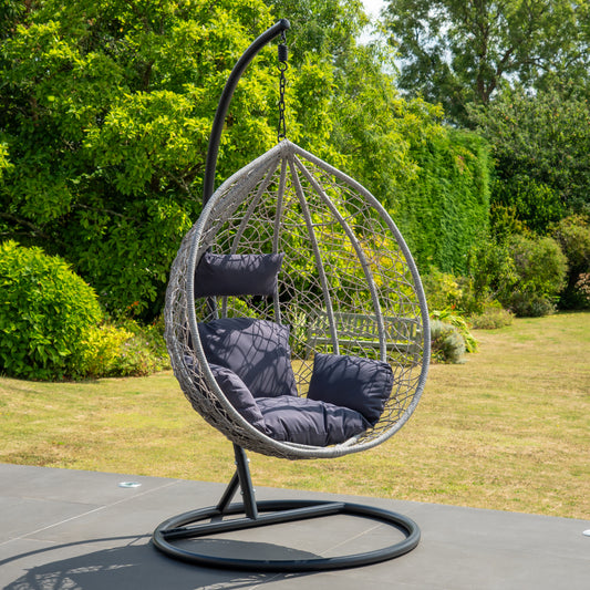 Large Single Egg - KD11 - Dark Grey On Grey
