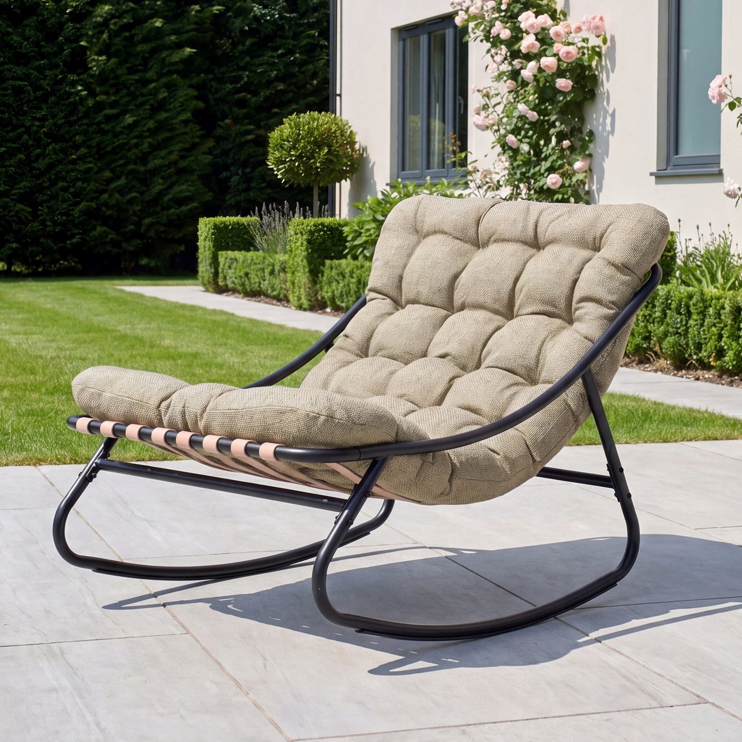 Solace Outdoor Rocking Chair - Pistachio