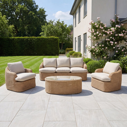 Bellora Outdoor Lounge Conversation Set - Hanging Egg Chair