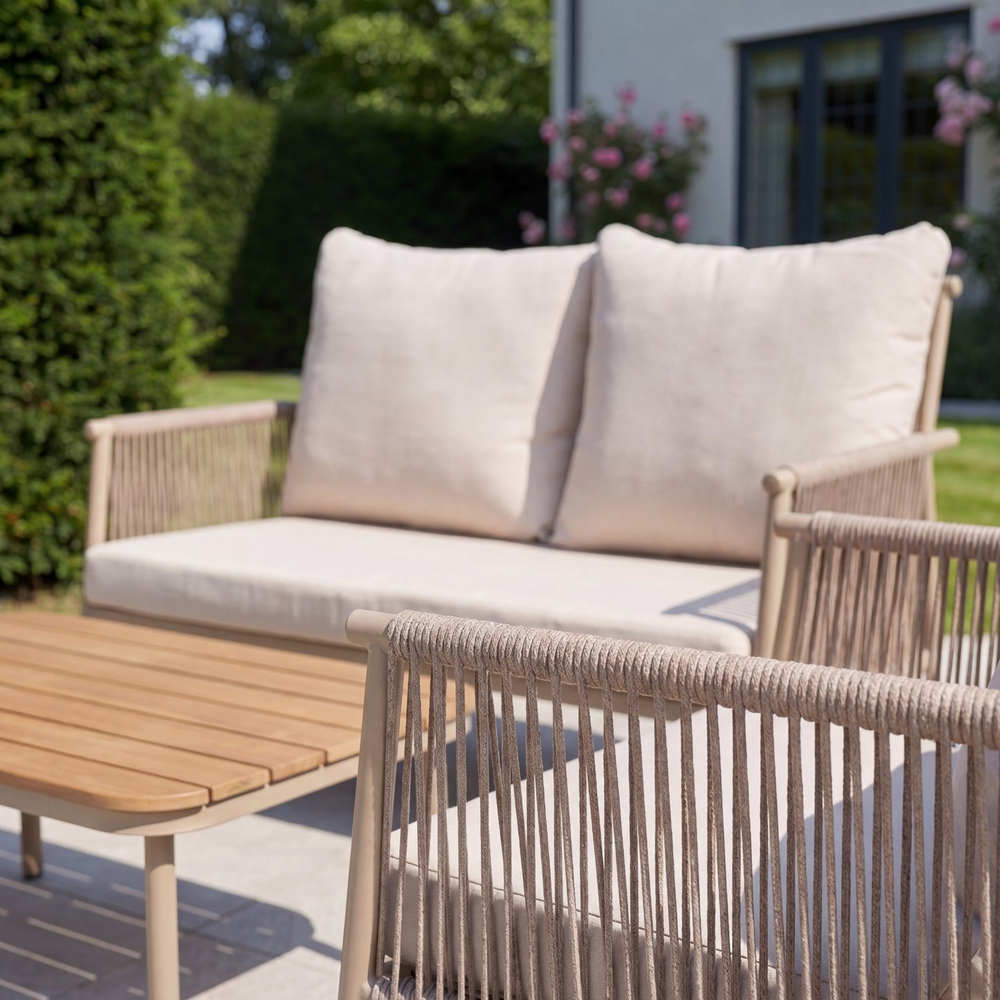 Verano Outdoor Rope Conversation Set