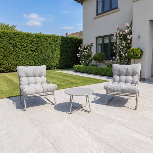 Calmo 2 Seat Patio Conversation Set - Hanging Egg Chair