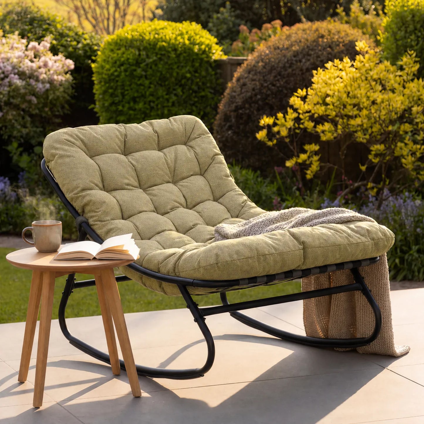 Solace Outdoor Rocking Chair - Pistachio